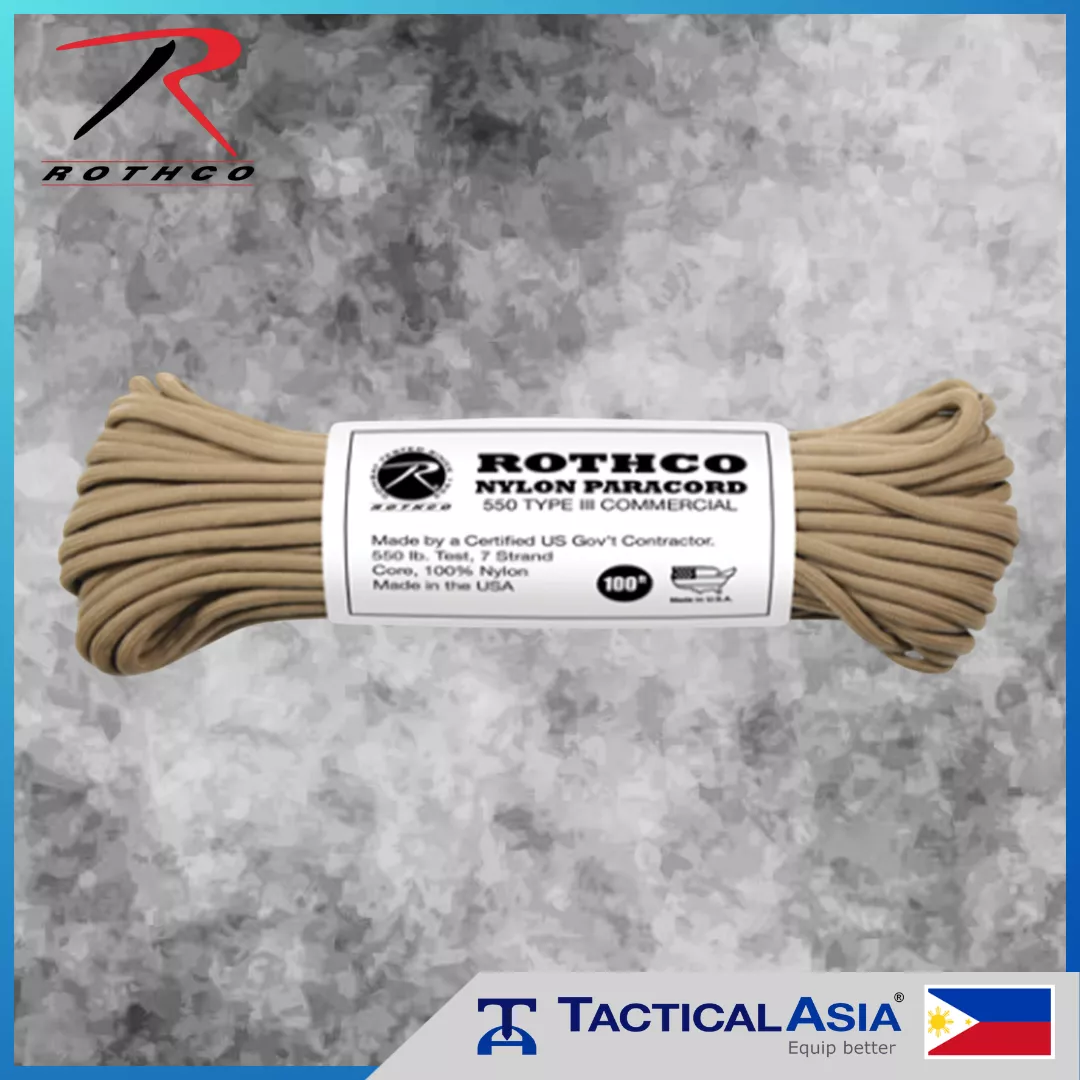 Nylon Paracord Type III 550 LB 100 ft