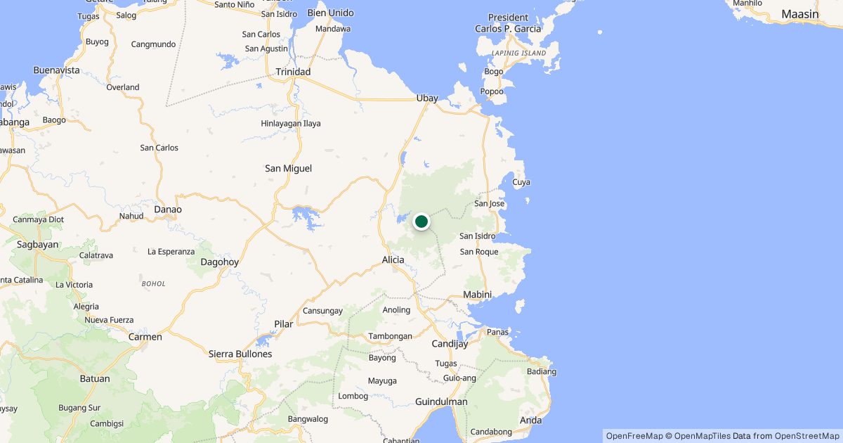 Map of Alicia Panoramic Park’s location