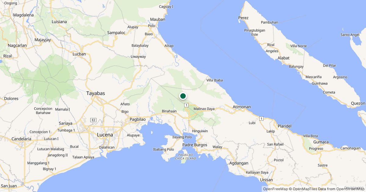 Map of Bantakay Falls’s location