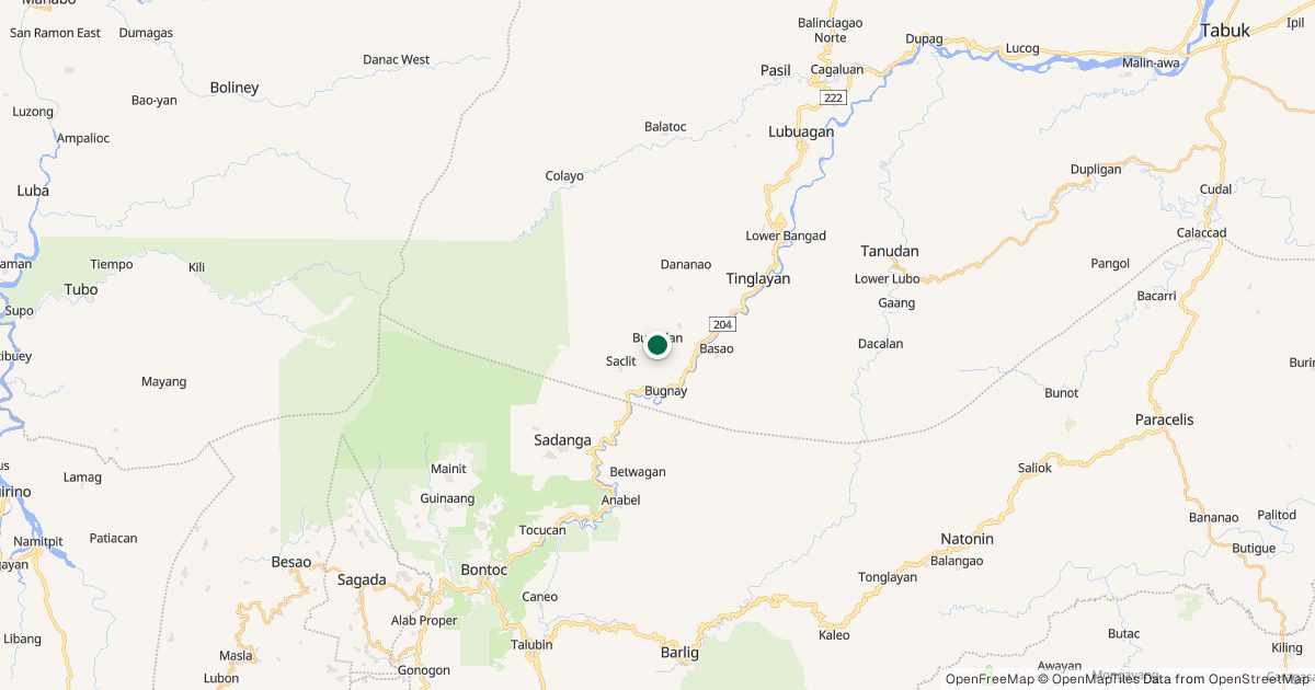 Map of Buscalan’s location