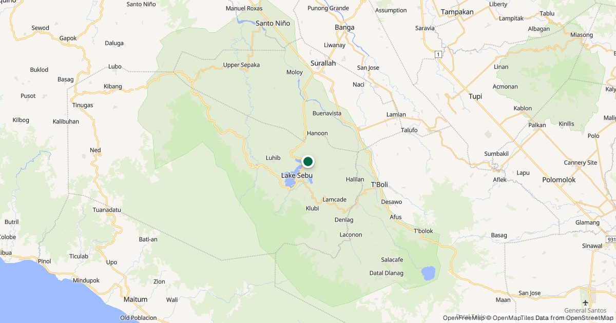Map of Hikong B'lebel’s location