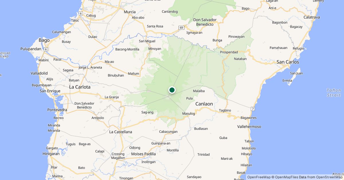 Map of Makawiwili Peak’s location