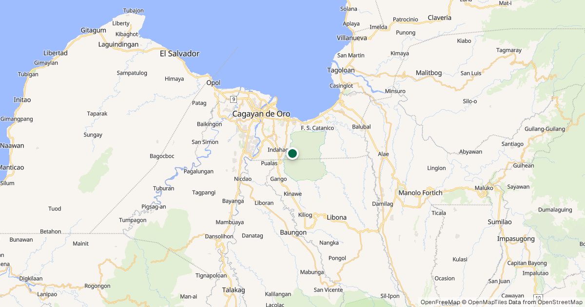 Map of Mintugsok Falls’s location