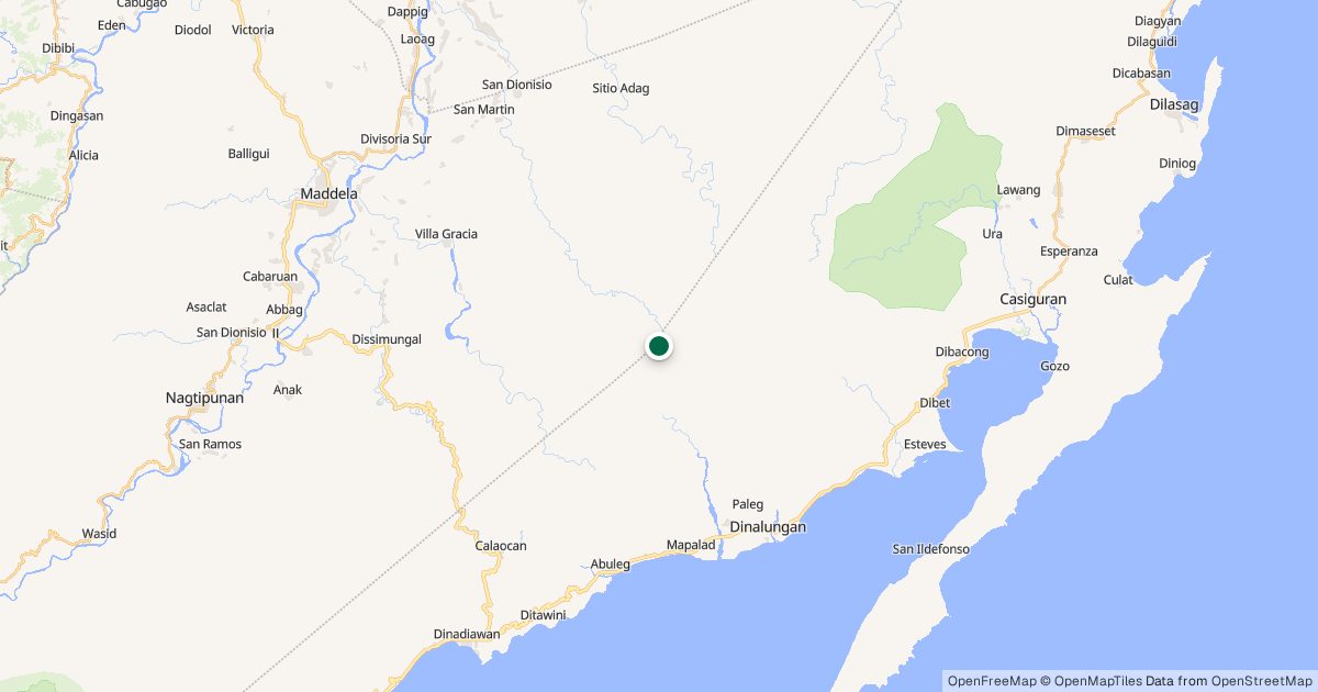Map of Mt. Anacuao’s location