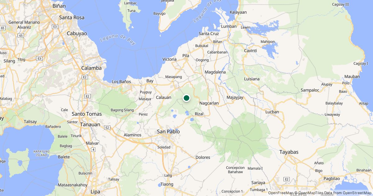 Map of Mt. Atimla’s location