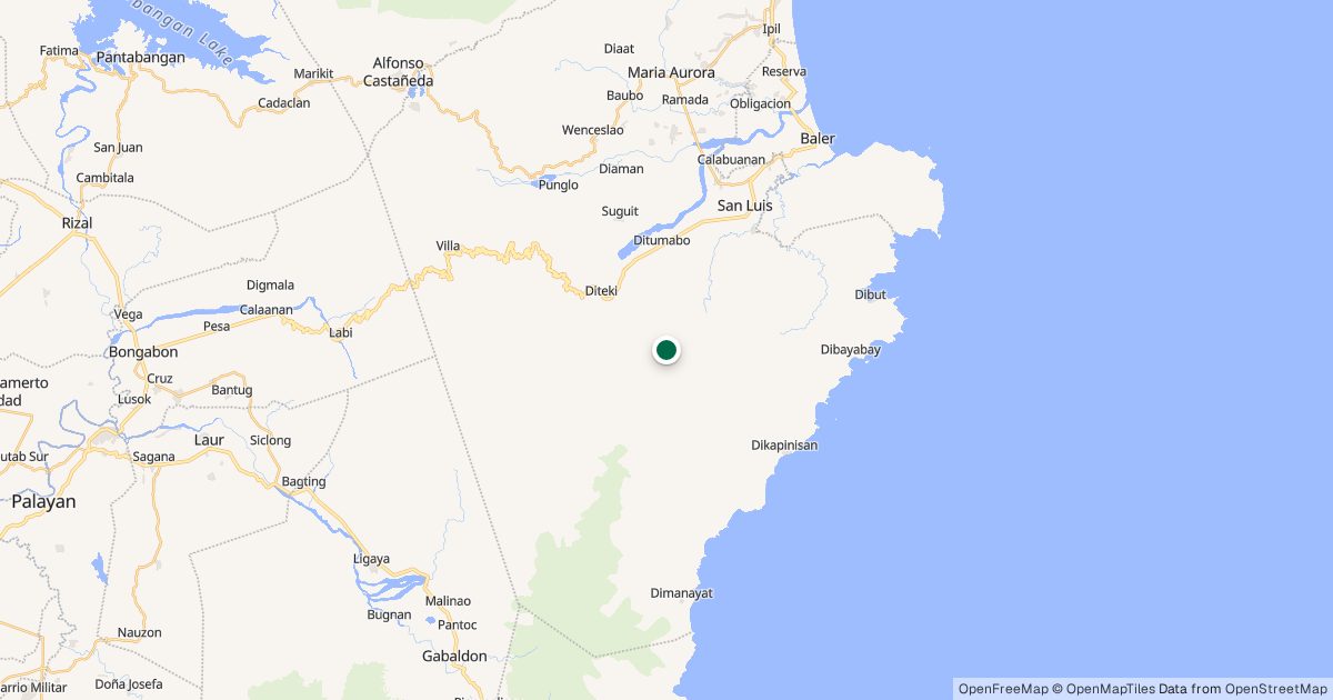 Map of Mt. Danayag’s location