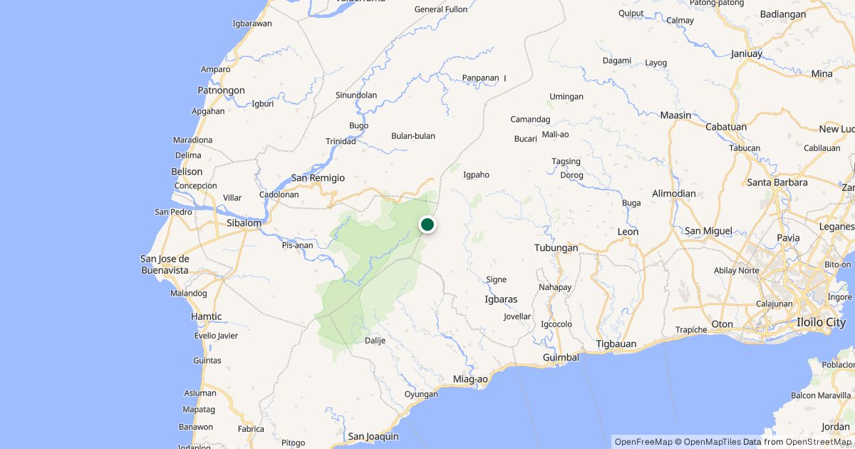 Map of Mt. Igatmon’s location