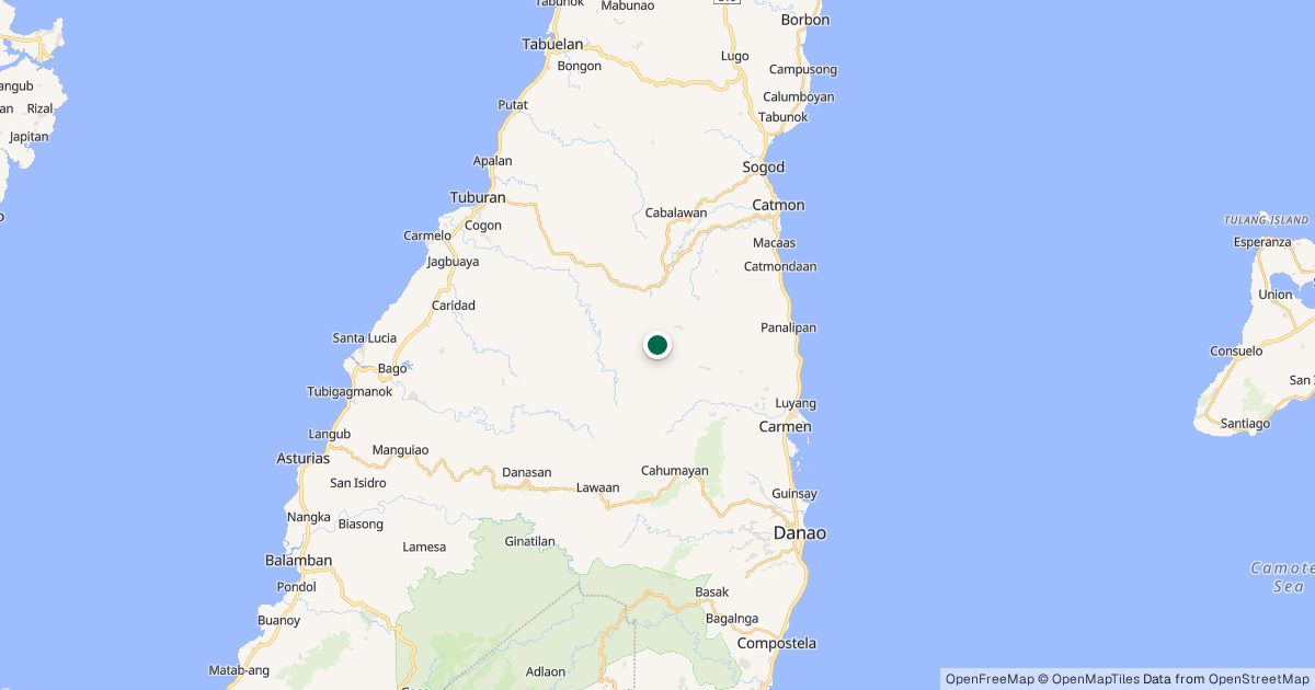 Map of Mt. Kapayas’s location