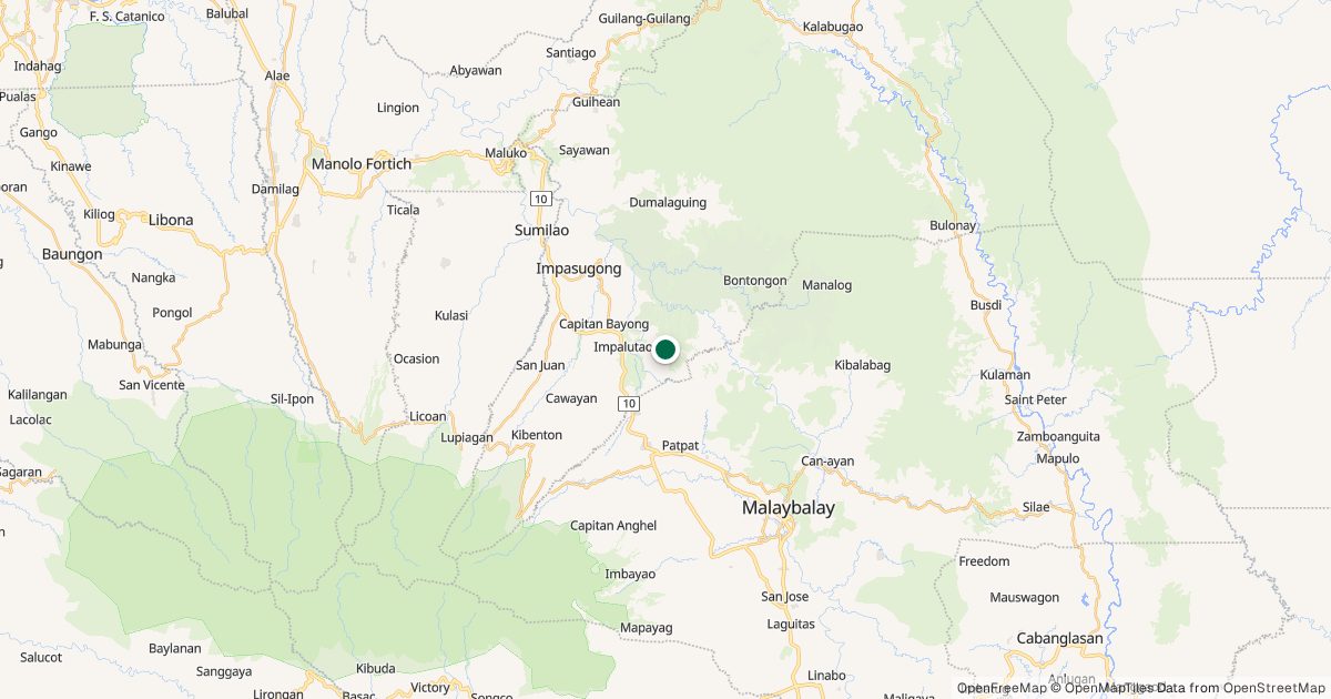 Map of Mt. Kibuwa’s location