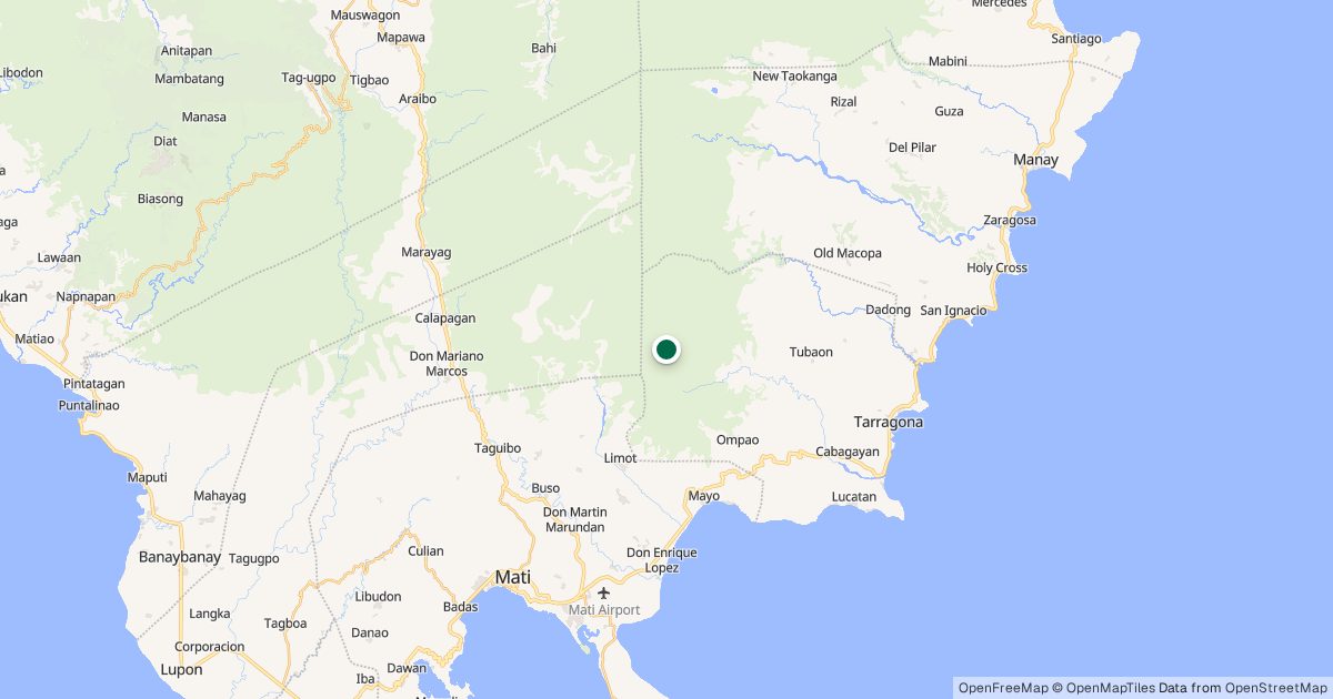 Map of Mt. Mayo’s location
