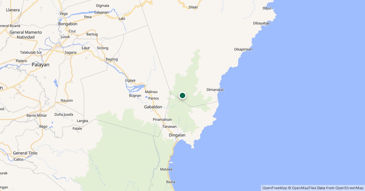 Map of Mt. Mingan’s location