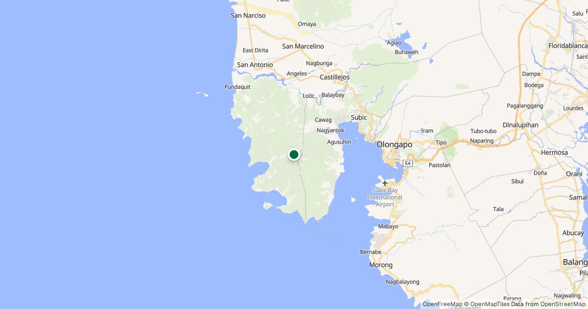 Map of Mt. Naulaw’s location