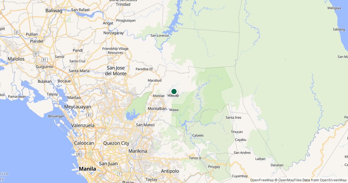 Map of Mt. Oro’s location
