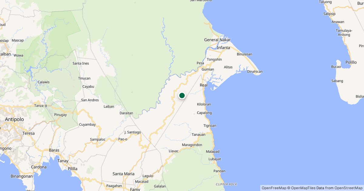 Map of Mt. Palokong Simbahan’s location