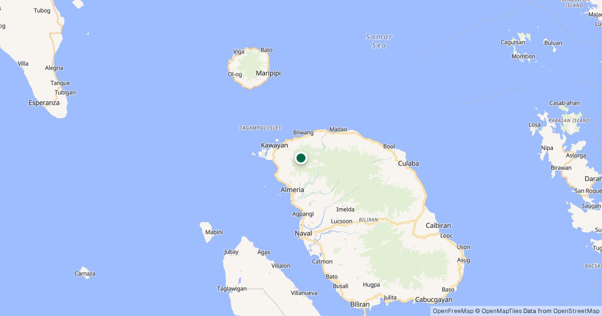 Map of Mt. Panamao’s location