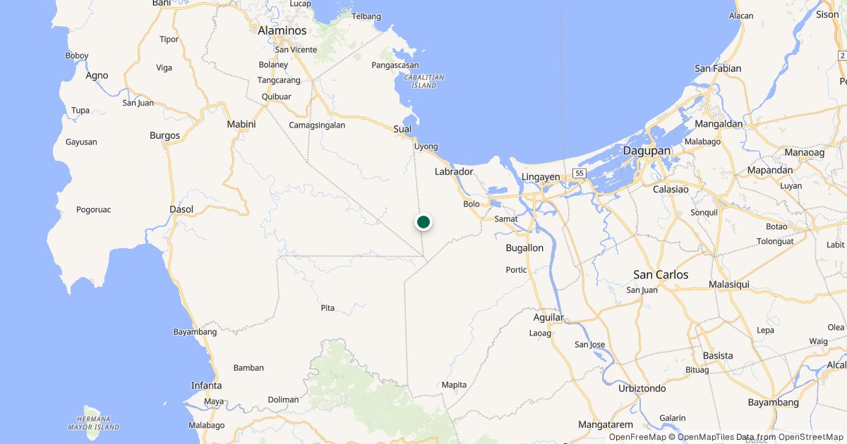 Map of Mt. San Isidro (Labrador)’s location