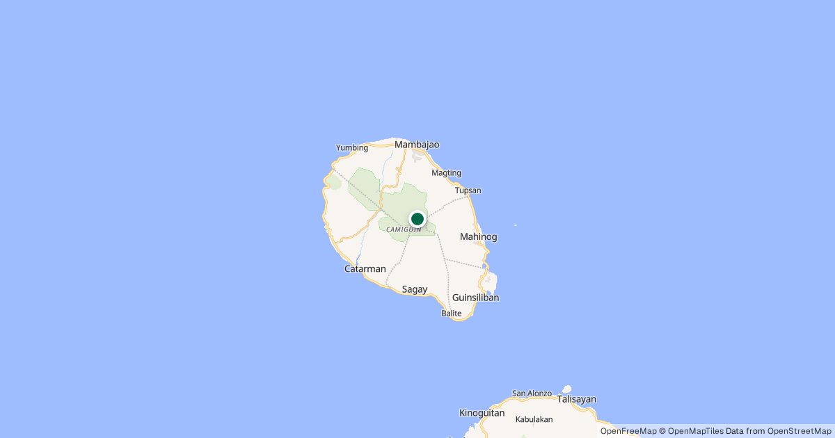 Map of Mt. Timpoong’s location