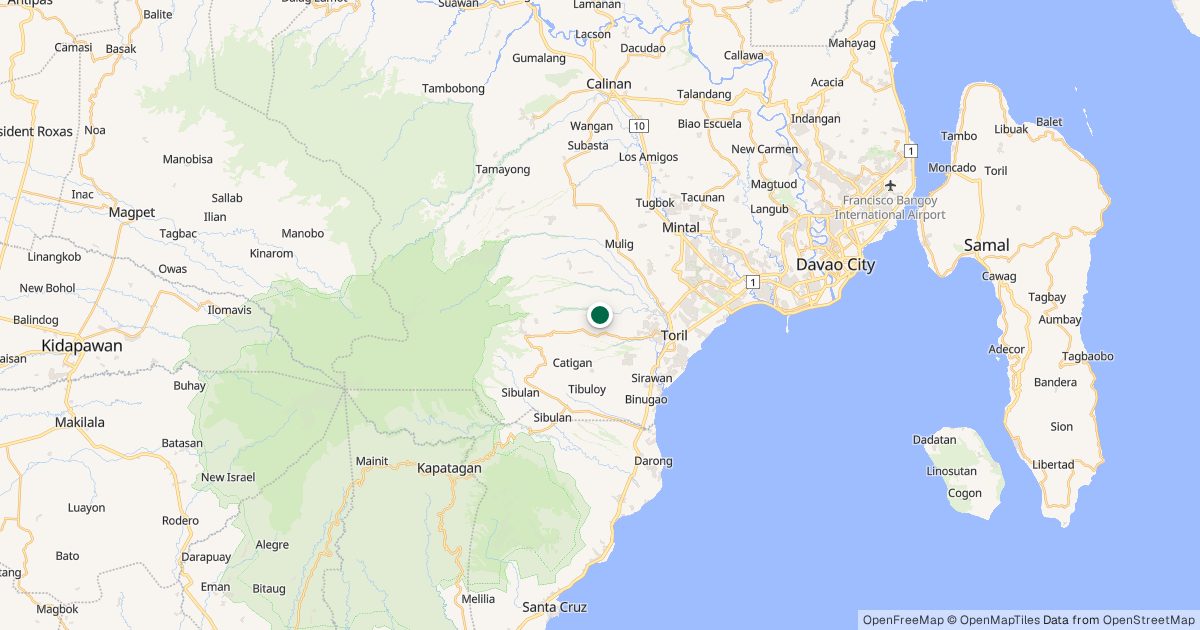 Map of Viper's Peak’s location